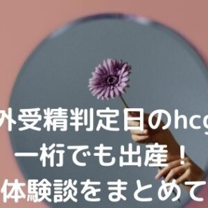 体外受精判定日のhcgが一桁でも出産！奇跡の体験談をまとめてご紹介